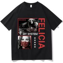 2026 Felicia My System Eurovision Schweden 2026 T-shirts Tees Men Women's Outdoor Sports Crew XL black