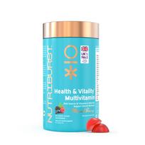 Nutriburst Multivitamin Gummies for Men and Women | Boosts Immunity, Energy & Overall Wellness | Vitamins A, B, C, D, E & Biotin | No Added Sugar |