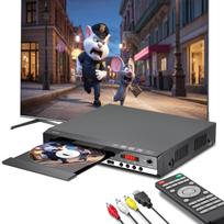 DVD grotuvas televizoriui su nuotolinio valdymo pultu, 1080P HD DVD grotuvas namams su HDMI ir AV kabeliu, visų regionų, pertraukos vietos atmintis US plug