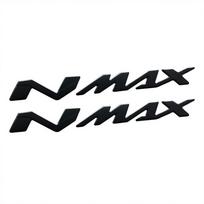 3D minkšto raidės logotipo motociklo emblemos lipdukai Iškilus kuro bako lipdukas Yamaha NMAX N MAX N-MAX 155 250 400 raudona