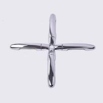 FUNDUOO For Toyota Avensis T250 2003- 2008 Toyota Prius 20 2004-2009 New Chrome Door Handle Cover Trim gray