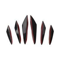 Motociklo sparnelis Aerodinaminis sparno komplektas Spoileris Yamaha Suzuki Kawasaki Honda Ninja H2/H2R Motoroleris BWS RS JOG JOE E carbon black 6PCS black
