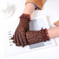 Pirštinės Vasarinės Seksualios Nėriniuotos Apsauginės nuo Saulės Pirštinės one size juoda