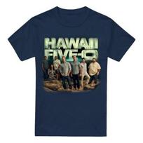 Hawaii Five-0 Mens Cast T-Shirt L juoda