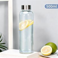 550ml Bowknot Plastic Water Bottle Little Daisy Gym Sport Water Bottle Leakproof Water Cup for Gym Travel Outdoor Activitiy 500ML beige