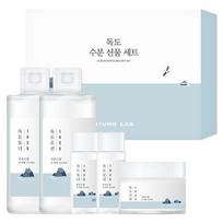 Round Lab 1025 Dokdo Hydration Skincare Set 5-Piece Korean Moisturizing & Soothing Care