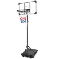 Portable basketball hoop, height-adjustable from 170 -- 213 cm, with wheels, suitable for indoor/outdoor use, for youth/adults. 71.1 x 73.6 x 213 cm juoda