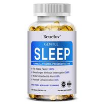 Bcuelov Švelnus miego papildas, Melatoninas 5 mg, L-triptofanas ir Ashwagandha, 120 kapsulių 120 Capsules