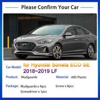 Purvasargiai Hyundai Sonata 2018~ LF Apsauga nuo purslų Purvasargiai Sparnas Priekinis Galinis Ratas Automobilio Stilius 4 vnt. gray