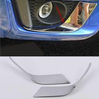 Automobilio priekinio rūko žibinto lempos rėmas lazdelė ABS chromuota apdailos panelė rėmas gaubtai antakiai 2 vnt. Honda Fit Jazz 2014 2015 2016 Style 3 black