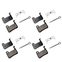 4 poros dviračio diskinių stabdžių kaladėlių Shimano XT M765 M775 M776 XTR M965 M966 M975 LX M585 T665 SLX M665 Shimano dviračio stabdžiai gray