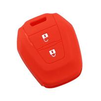 my good car Silica Gel Car Key Case Cover Holder for Isuzu DMAX MUX Truck 2 Button Remote Key Silicon Protector Accessories white key case white