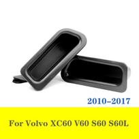 Automobilio stilius Volvo s60 v60 xc60 daiktadėžės durų rankena Porankių dėžė smėlio spalvos juoda Priekinės durys+galinės durys Apdailos dėžė 2010-2017 m. back door gray
