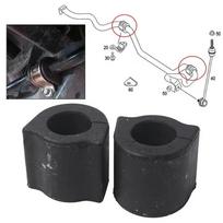 Priekinio stabilizatoriaus įvorės komplektas Pakabos stabilizatoriaus įvorė Anti-guminė Mercedes-Benz W212 E200 E300 E350 E500 E63AMG 09-16 black
