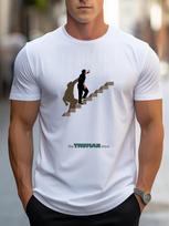 2025 Men 100Cotton TShirt The Truman Show Graphic New Outfits art Graphic Oversized Unisex Clothing Harajuku Vintage Casual 2XL gray