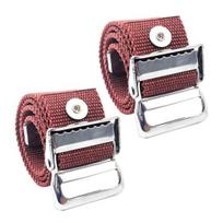 2 vnt. Reguliuojami nailoniniai kojų juostos dirželiai gipso kartono strypų pakeitimo dalis. 2pcs gray