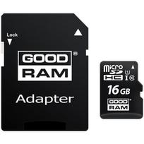 GOODRAM 16GB Micro SD card, Class 10, UHS-I, with adapter