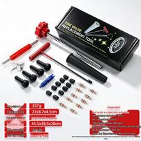 Tire Valve Repair and Installation Tool Set gray