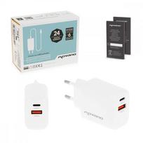 Movano GaN 30W USB-C PD + USB-A Charger (White)