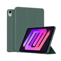 For iPad Mini 7 A17 Pro /iPad Mini 6 8.3 Inch Mini 7th/6th Gen Case, Magnetic Flio Smart Cover Soft Silicone Back Shell iPad mini 7 2024 purple