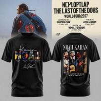 Noah Kahan The Last of the Bugs World Tour 2027 Double Sided Fan Gift T-Shirt XXXL white