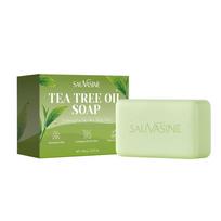 100G Tea Tree Oil Soap Bar for Men & Women, Deep Cleansing, Soothing for Dry Skin, Body Odor Care, Exfoliates & Firms Skin Care 1PC beige