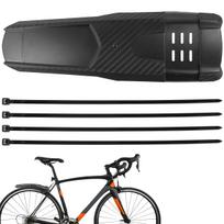 2PCS/1PC Front Rear Bicycle Mudguard MTB Bike Fender Mountain Bike Carbon Fiber Wheel Fenders Mudguard Cycling Parts 1PC black