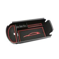 Car Center Console Armrest Box Storage Box for Toyota C-HR CHR 2016 -  Organizer Container Holder Tray black mat black