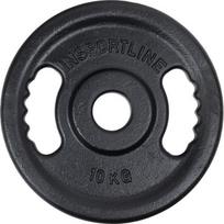 Ketaus olimpinis svorio diskas inSPORTline Castblack OL, 10 kg