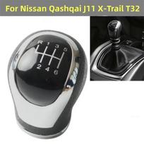 6 greičių mechaninė pavarų perjungimo rankenėlės svirties lazdelė, skirta Nissan Qashqai J11 X-Trail T32 2016–2017 Automobilių stiliaus priedai black