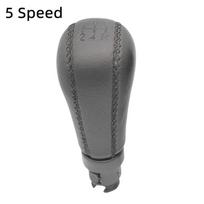 Juoda odinė pavarų perjungimo rankenėlė rankinis greičio rutulys, skirtas Volvo S60 S80 V70 XC70 automobilių stiliaus priedai 6 Speed gray