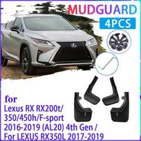 4 vnt. Automobilio purvasargiai Lexus RX RX350 RX450h RX200T RX350L F-sport 2016~ Purvasargiai Šoninės apsaugos Sparnas Automobilio priedai black