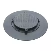 Sodo kanalizacijos dangtis 780PE-B-PL1 A15 juodas