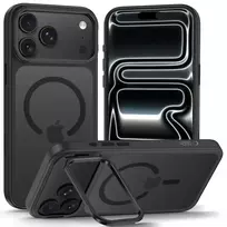 Tech-Protect MagStand CC phone case with MagSafe support for iPhone 18 Pro | iPhone 17 Pro black