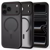 Tech-Protect MagCam phone case with MagSafe support for iPhone 18 Pro Max | iPhone 17 Pro Max black red