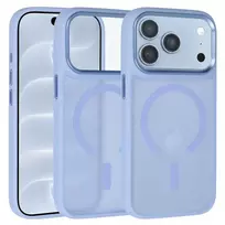 Liavec Cloudy phone case with metal camera frame for iPhone 18 Pro Max | iPhone 17 Pro Max blue