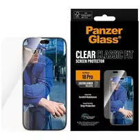 PanzerGlass Ultra-Wide Fit tempered glass for iPhone 18 Pro with applicator