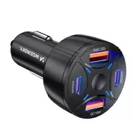 Wozinsky WLS-04 car charger | 60W | USB-C, USB-A | black