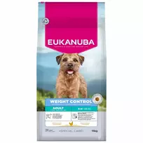 Eukanuba Dry food for dogs - Adult Small and Medium Weight Control Chicken, 15 kg