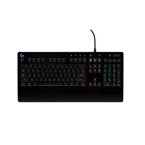 Logitech G213 Prodigy žaidimų klaviatūra – RGB apšvietimas, QWERTY US English, atspari išsiliejimui, integruota riešo atrama