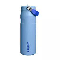 STANLEY IceFlow Bottle Flip Straw 2.0 0,71L šviesiai mėlyna termo gertuvė su šiaudeliu