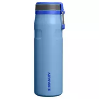 STANLEY IceFlow Bottle Twist Flip 0,71L šviesiai mėlyna vakuuminė termo gertuvė iš nerūdijančio plieno su šiaudeliu