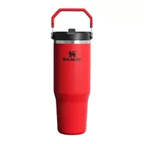 STANLEY IceFlow Flip Straw 2.0 gertuvė 0,89L tamsiai raudona