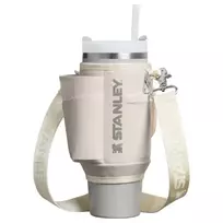 STANLEY All-Day Quencher Carry-All 1,18L termoso puodelio su šiaudeliu nešiojimo dėklas, kreminės spalvos