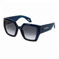 JUSTCAVALLI Moteriški drugelio formos akiniai nuo saulės SJC149-5307FK Havana ruda gradientinė 53mm