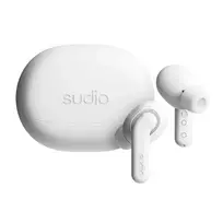 Sudio E4 Pro belaidės ausinės, Bluetooth 6.0, Cloud White