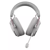Nubi NH1 laidinis ausines apgaubiantis žaidimų headsetas su nuimamu mikrofonu, 50mm garso kolonėlės, 3.5mm jack, rožinio aukso spalvos