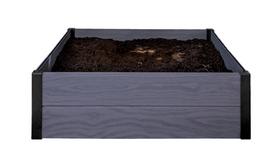 KETER Maple Square lysvės apvadas kvadratinei gėlių lovai 106x106x32cm pilkas