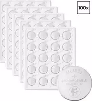 VOLTCRAFT ML2032 Įkraunama ličio mygtukinė baterija 65 mAh 3 V, 100 vnt. pakuotė (VC-18689110)