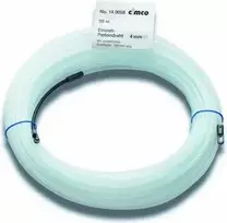 CIMCO Perlon prakišimo viela 15 m, 3 mm, balta, su kilpele 140056